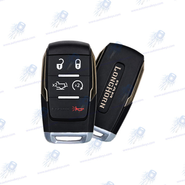2019-2024 RAM 2500-5500 Smart Key / 5B Tailgate Longhorn Logo / GQ4-76T