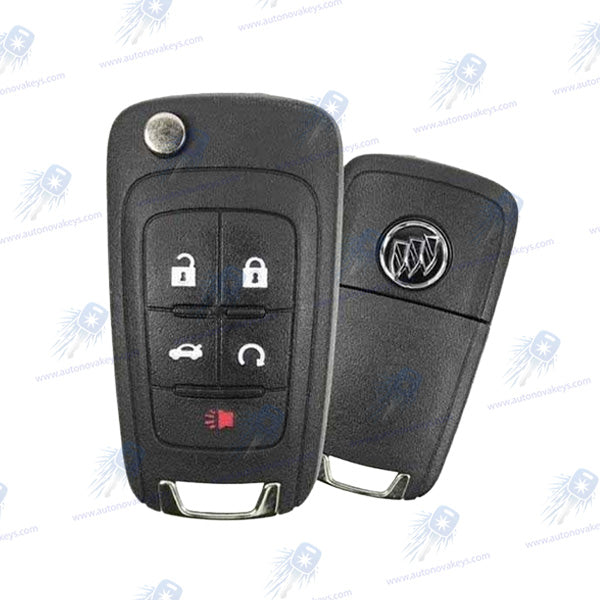 2010 - 2022 Buick Allure Lacrosse Regal Verano Remote Flip Key / 5B Trunk  Starter / OHT01060512 / 5912556