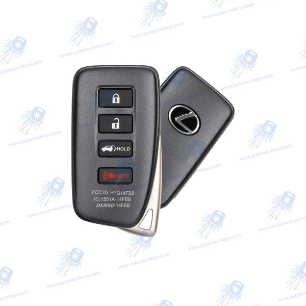 2016-2020 Lexus RX350 RX350L RX450h RX450hL Smart Key / 4B Hatch  / HYQ14FBB